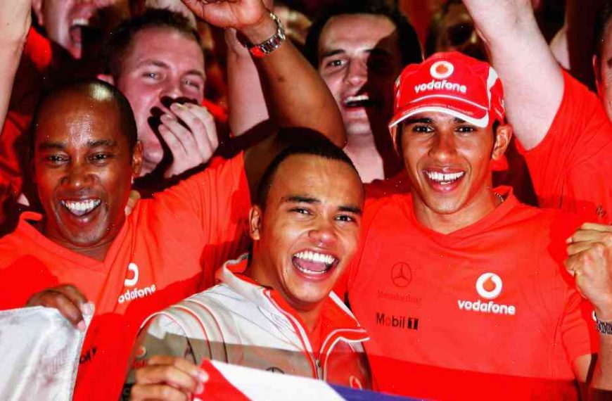 Even late brother Nicolas could not prevent Lewis Hamilton from winning fourth F1 Grand Prix